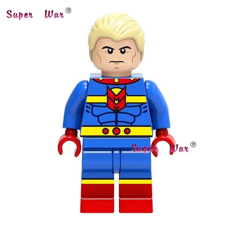 1 шт. супер герой dc comics Лига Справедливости Супермен строительные блоки модели Кирпичи игрушки для детей brinquedos menina - Цвет: 672