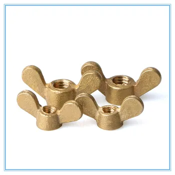 

10pcs M3 M4 M5 M6 M8 M10 copper Tighten Nut cuprum Butterfly Nuts Ingot Wing Nuts