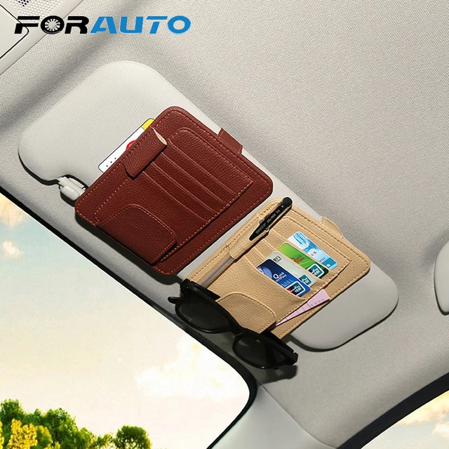 Buy FORAUTO Sun Visor storage Pouch Sunshade Cover