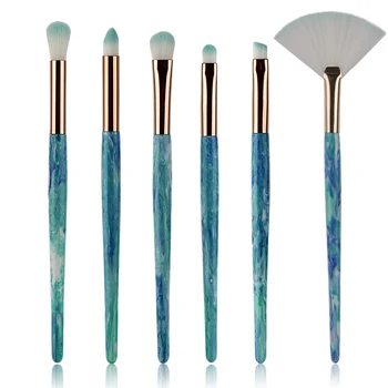 

BBL 6pcs Marble Makeup Brushes Set Ink Painting Style Make Up Brushes Kit Eyeshadow Eyebrow Lipstick Fan Brush Pincel Maquiagem