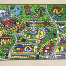 Большие дети играют Ковры для игрушечных автомобилей безопасно и весело обучения детей Ковры с Нескользящая основа дети играют коврики для игровая комната Спальня