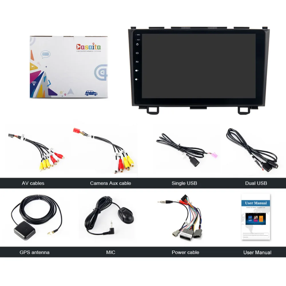 Cheap 9" IPS Android 8.0 Car Radio GPS for Honda CR-V CRV Multimedia 2006 2007 2008 2009 2010 2011 Auto Stereo NAVI Headunit Autoradio 5