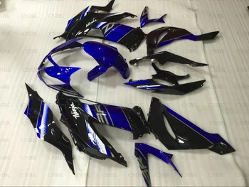 

for Zx6r 2013 - 2016 Full Body Kits 636 Zx-6r 13 14 Blue Black Fairings Ninja Zx-6r 2015 Plastic Fairings Unpainted
