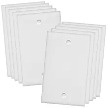 Empty Panel, Standard Size Without Device Blank Panel White (10 Packs)