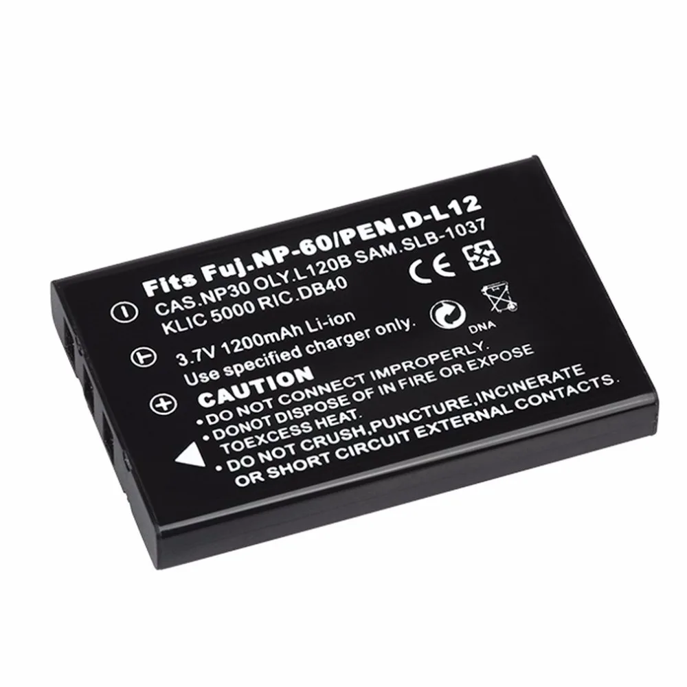 1200MAH 3.7V Rechargeable Li ion Battery Camera Battery For FUJI