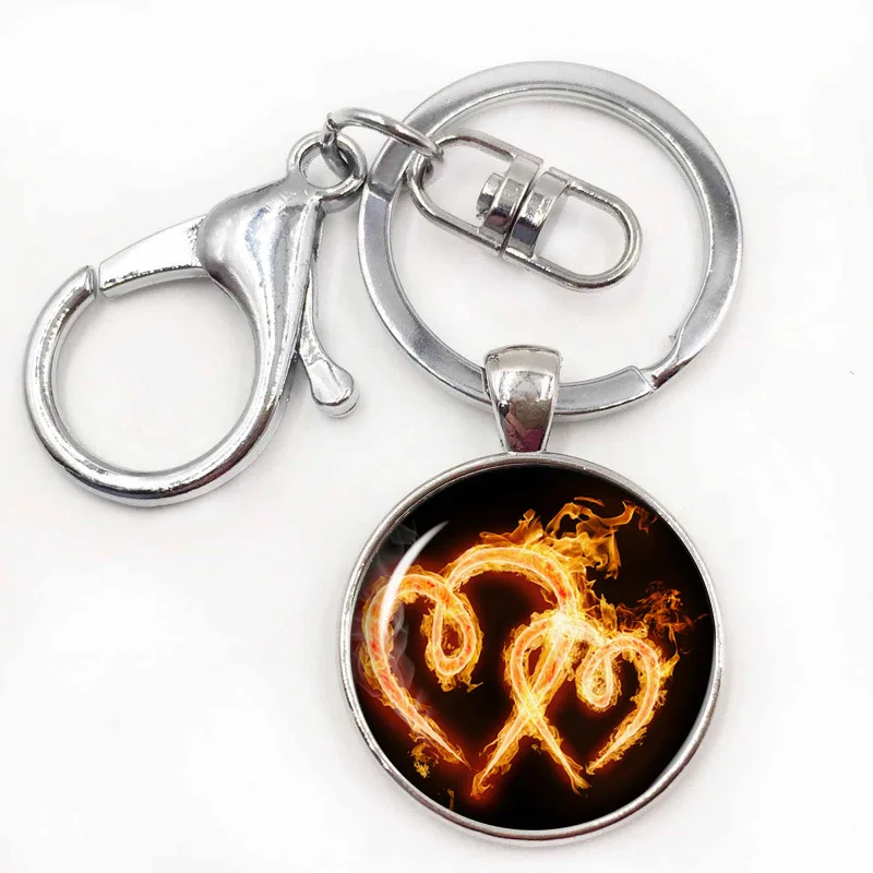 10silver keychain.