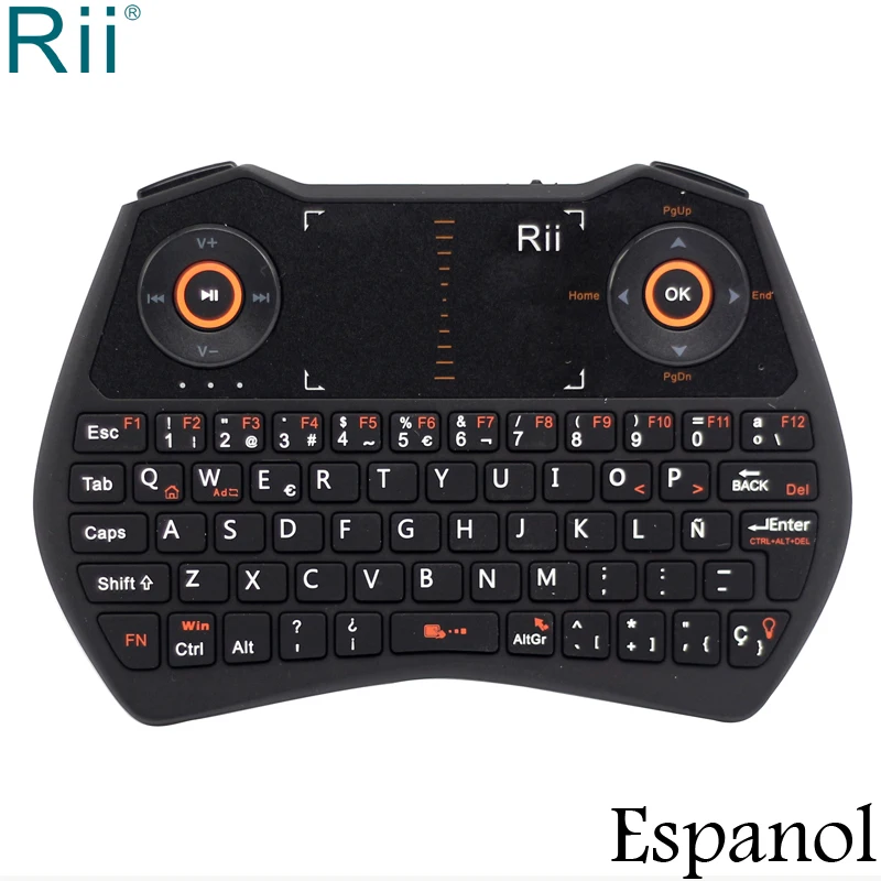 Rii i28 Backlit Spanish Keyboard 2.4GHz Mini Espanol Wireless Keyboard Fly Mouse with TouchPad for Android TV Box Mini PC Laptop Rii i28 Backlit Spanish Keyboard 2.4GHz Mini Espanol Wireless Keyboard Fly Mouse with TouchPad for Android TV Box Mini PC Laptop