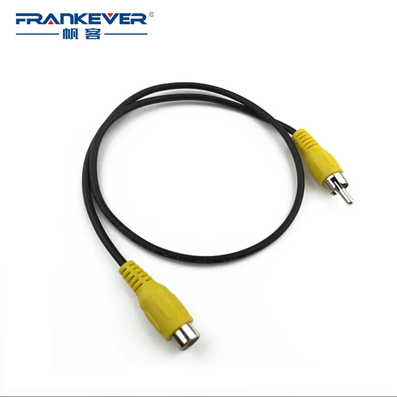 6.5MM RCA Audio and Video Link Male to Female 0.5M AV Cable for Amplifier/CD/DVD/Speaker
