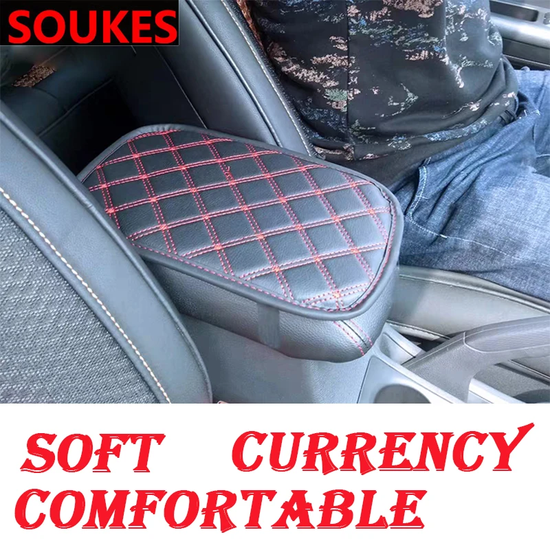 

Leather Car Center Console Armrest Panel Pad For Volkswagen VW Passat B6 B5 B7 B8 Golf 4 5 7 6 Polo Opel Astra J H Insignia