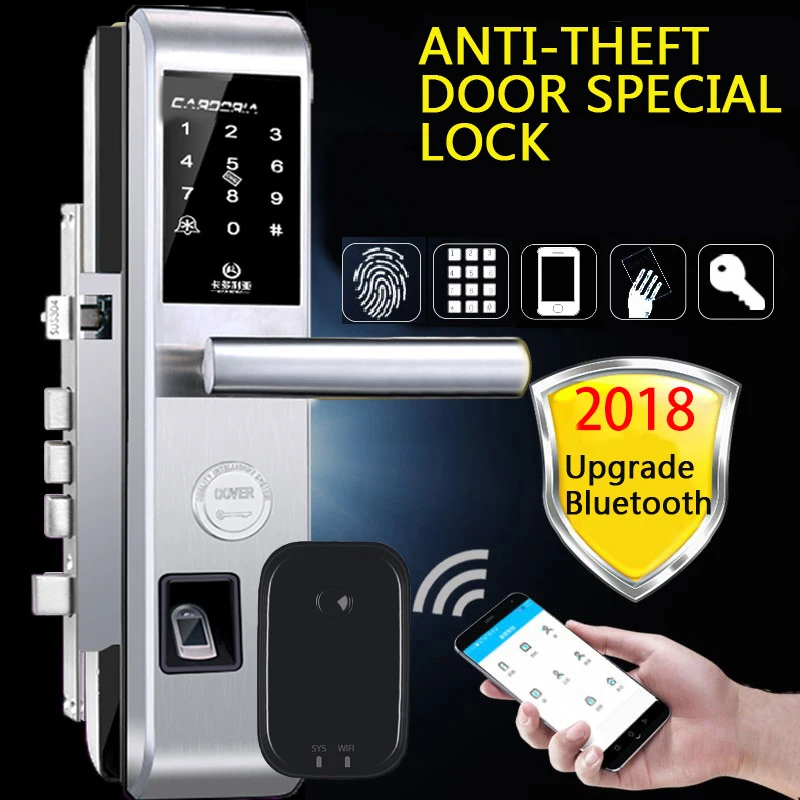 Buy App Remote Control Bluetooth Gateway Doorlock Fingerprint Password Lock