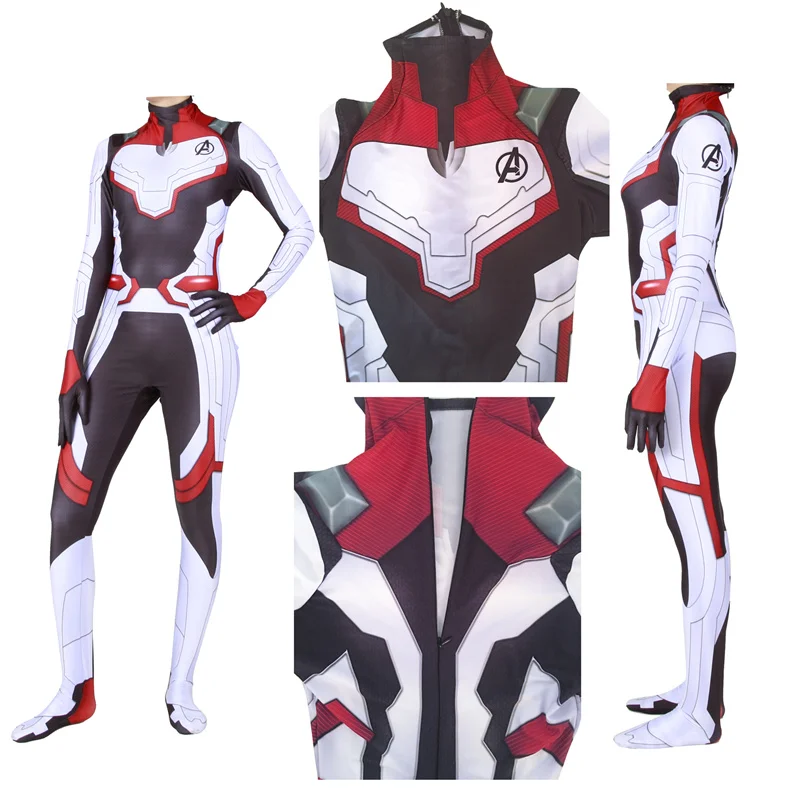 

Women Avengers Endgame Quantum Realm Cosplay Costume Superhero Zentai Bodysuit Suit Jumpsuits