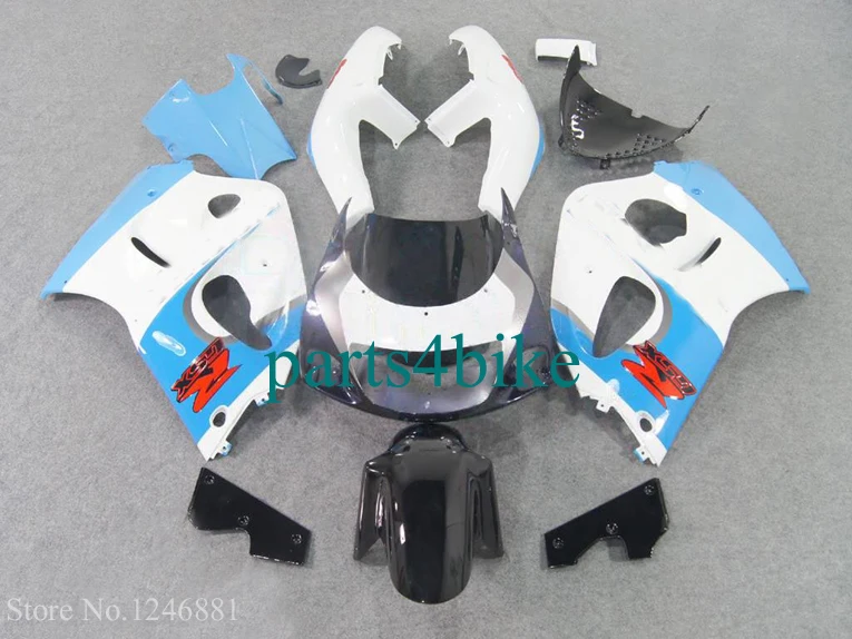 Fairing For Suzuki GSXR600 GSXR750 1997 1998 1999 2000 white blue black GSX R600 R750 97 98 00 GSX|fairings for|gsxr750 partsfairing honda |