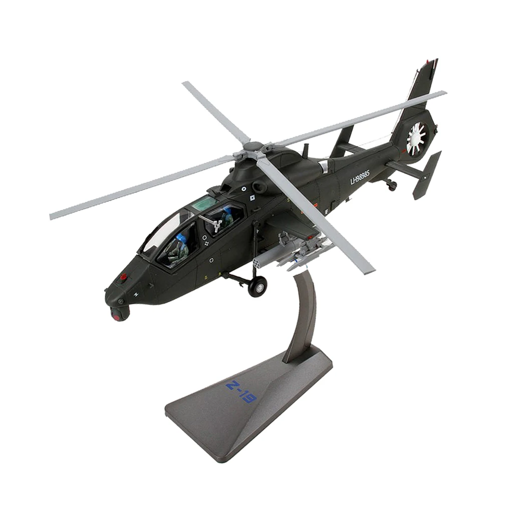 1/48 Diecast Alloy Airplane Model Z-19E Yuan Dedicated Attack Helicopter
