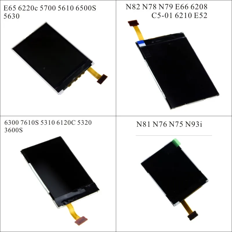 

Replacement repair LCD display for Nokia 6300 5310 6120C 5320 N82 N78 N79 E66 N81 N76 6220c 5700 5610 6500S + screwdriver tools
