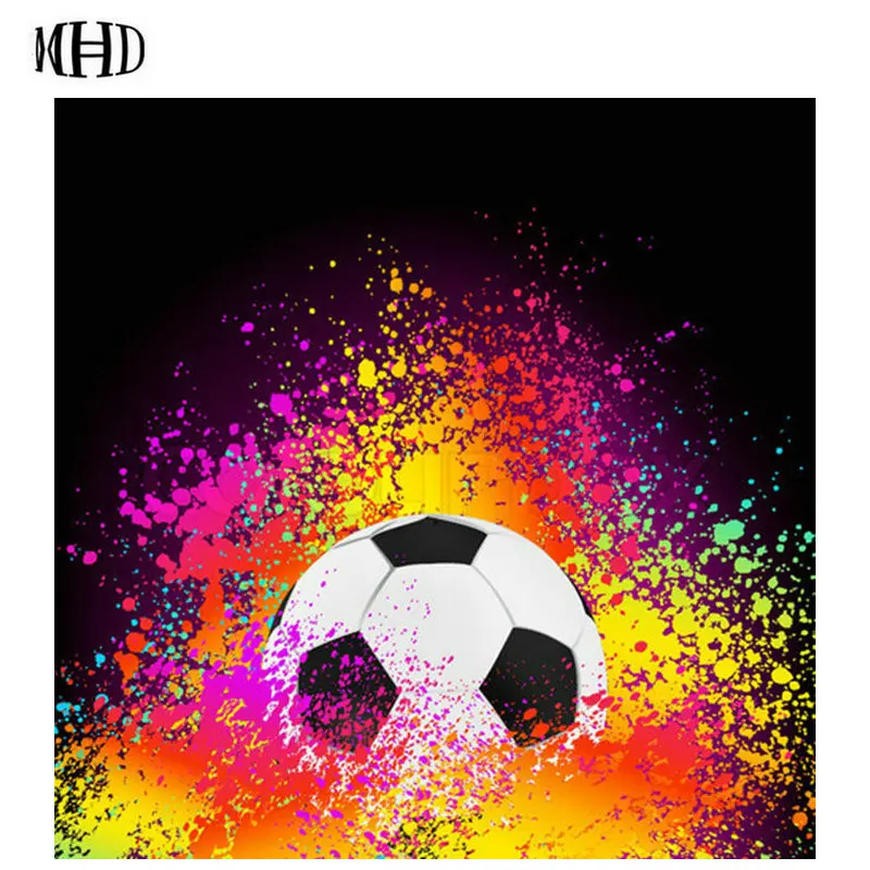 #*Cheap NEW Diamond Cross Stitch Color Football Icon Diamond Embroidery Mosaic Picture Full Square Diamond Painting Diy Embroidery Kit