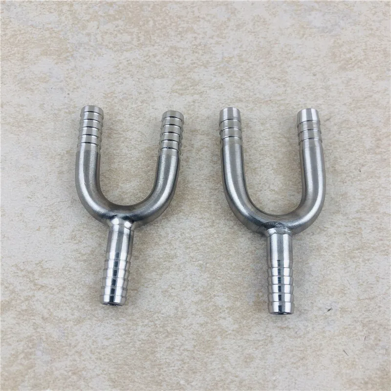 2pcslot Stainless Steel U-Shaped Hose Barb Fitting Hose Splicer Type U Shaped Fitting for Beer Hose (2)