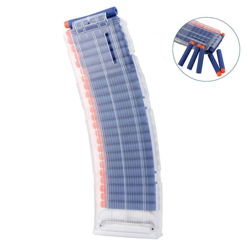 

5-22 Soft Bullet Clip For Nerf Magazine Round Darts Replacement Toy Gun Reload Clip For Nerf Blaster Arma De Brinquedo