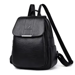 Женский рюкзак высокого качества кожаный роскошный женский рюкзак школьные сумки на плечо для девочек-подростков 2019 женская сумка