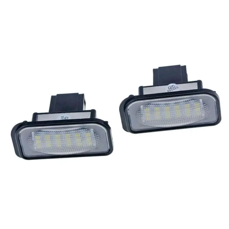 

VODOOL 2Pcs Car LED Rear License Plate Light For Mercedes Benz W211 W203 5D W219 R171 Number Plate Lamps Taillight For W204 W212