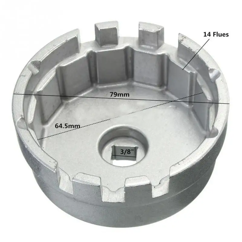 Профессиональный алюминиевый автомобильный масляный фильтр гаечный ключ Hattype для Toyota Prius Corolla Rav4
