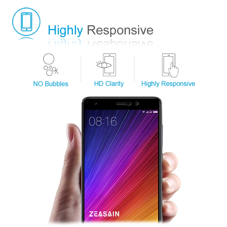 Original ZEASAIN Full Cover Tempered Glass for Xiaomi Mi5s Plus Xiaomi Mi 5s Plus Screen Protector 9H 2.5D Glass Safety Film (8)