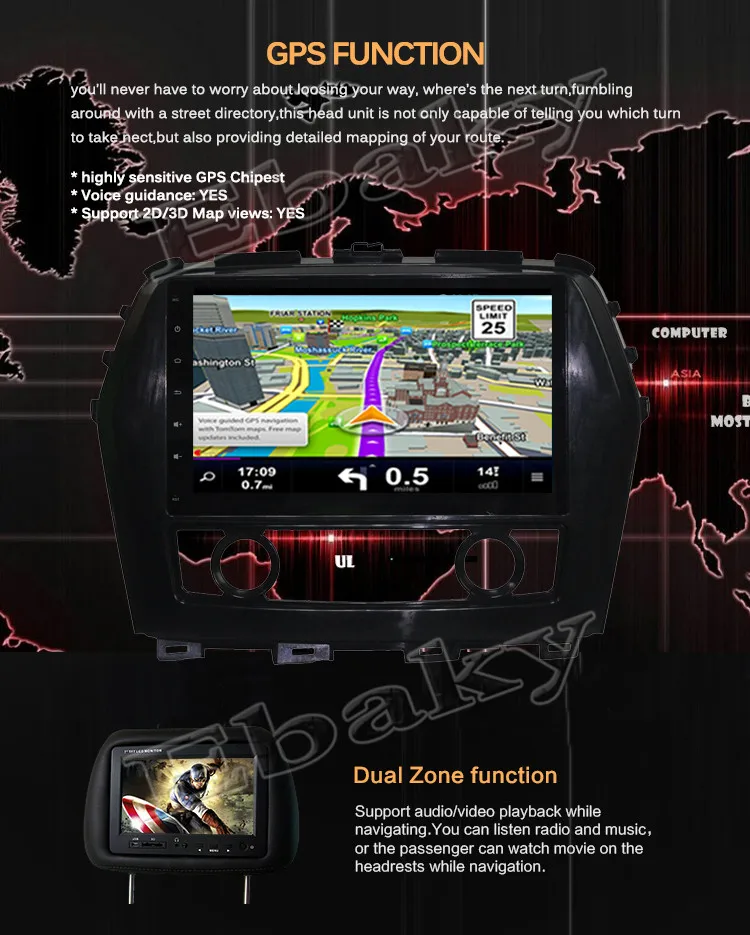 Cheap NaviTopia 10.1inch  2G /4G RAM 32G /64G ROM Quad Core/Octa Core Android 8.1 Car DVD Radio for Nissan Maxima 2016 s 26
