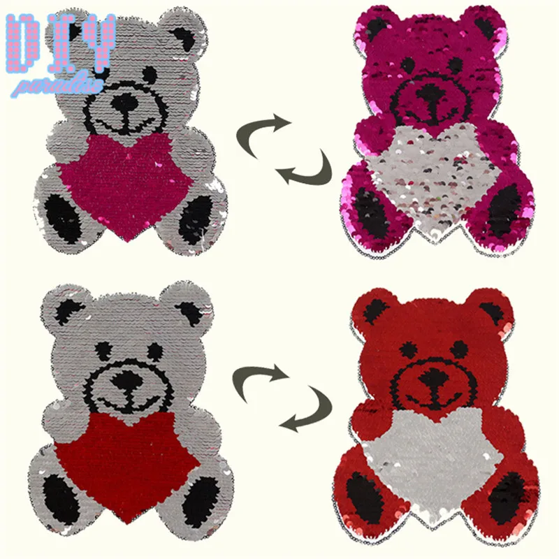 Reverse Sequins Sew On Patches For Clothes Kids Clothing Reversible