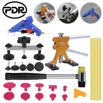 Cheap PDR Glue Gun Pulling Bridge Glue Tabs Rubber Hammer Dent Removal Tools Dent Damage Tools