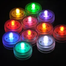 50 шт./компл. Высокое качество Мути цвет Батарея свет База для центральным Водонепроницаемый Дизайн ваза свет Дисплей