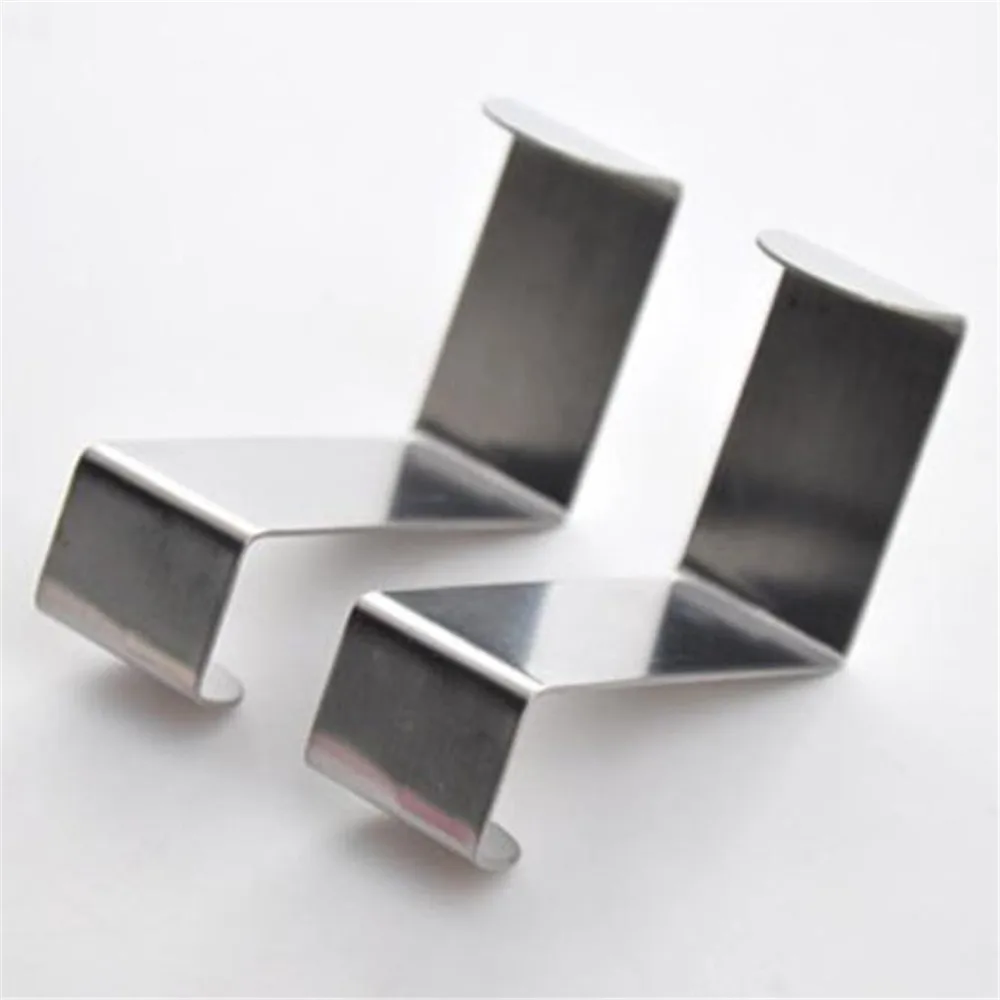 

2018 High Quality Hot Sale Hooks 2PC Door Hook Stainless Kitchen Cabinet Clothes Hanger Home Storage Hanger Portable hooks