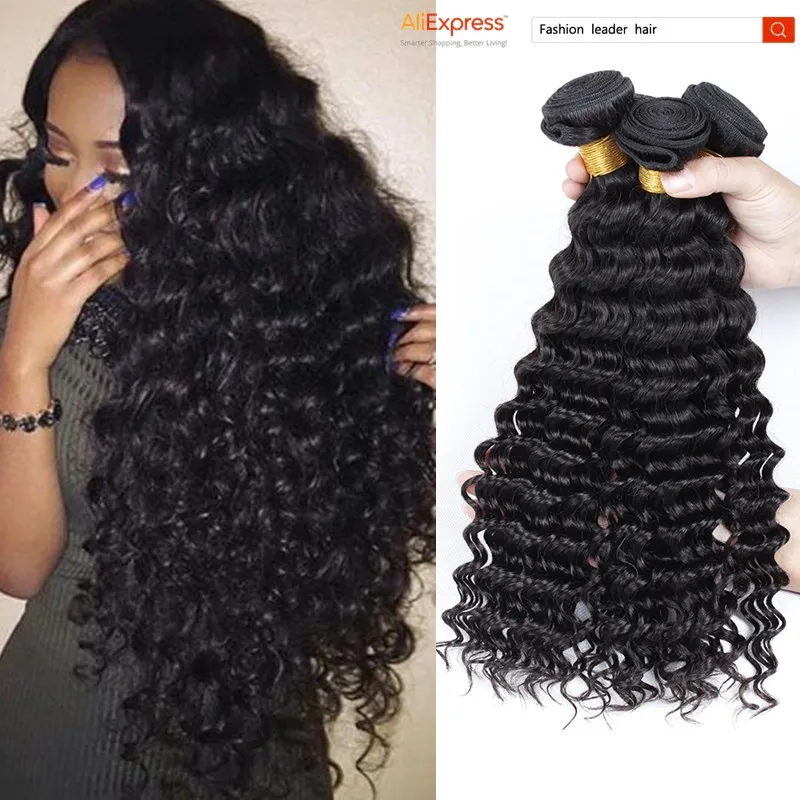 Peruvian Deep Wave Peruvian Curly Hair 3 Bundle Deals Peruvian Virgin Hair Virgin Peruvian Hair 7A Unprocessed Virgin Human Hair