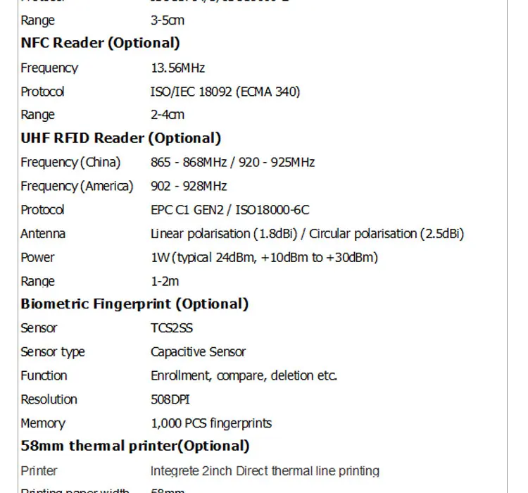Scanner de Código de Barras Scanner a Laser Caribe Bluetooth Terminal Portátil Pl-40l 1d 2d Pda 8 de barras scanner A Laser bluetooth PDA terminal portátil PL-40L