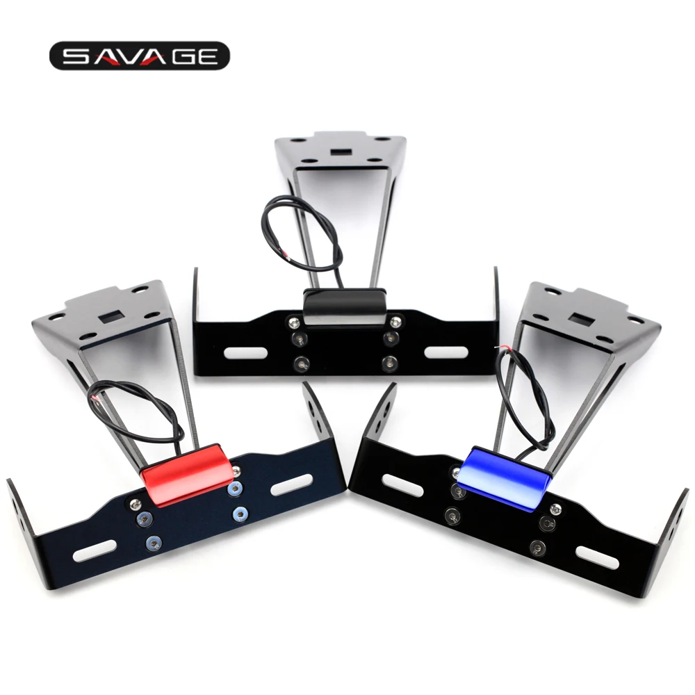 Registration License Plate Frame Holder For SUZUKI GSXS GSX-S 750/1000/1000F GSXS750 GSXS1000 GSXS1000F 2015-2018 Fender Bracket