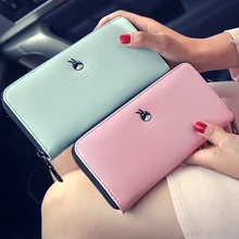 Femmes de mode frais Marca dragon couleur standard portefeuilles Mignon de bande dessinée d’embrayage Nouveau 2016 long Argent clip pour filles