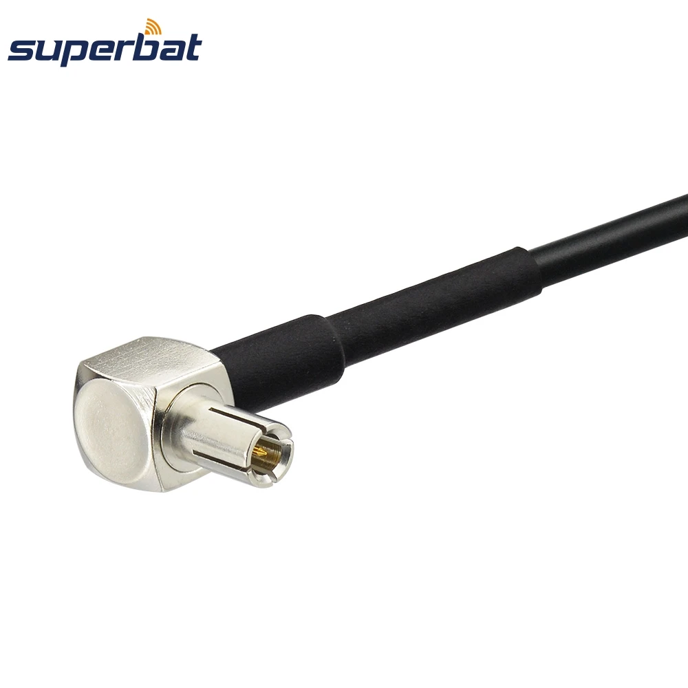 Superbat SMA Plug to TS9 Male Right Angle Pigtail Cable RG174 15cm for USB Modems Sierra Wireless USB301/305