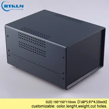 Iron enclosure for project box Iron power supply equipment cases diy junction box custom design iron enclosure 195*150*110mm 1 pc 80x280x115 mm electric box iron enclosure metal box enclosure for electronics pcb switch metal iron steel box
