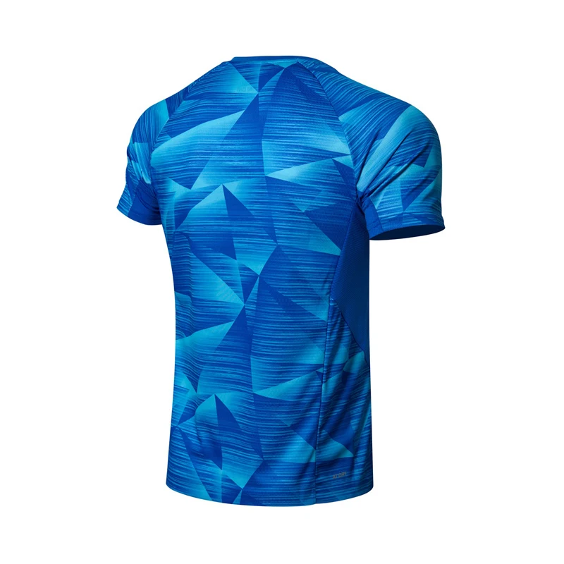 Клиренс) Li-Ning мужские футболки для бадминтона, дышащие спортивные футболки с подкладкой для фитнеса, AAYN259 MTS2845