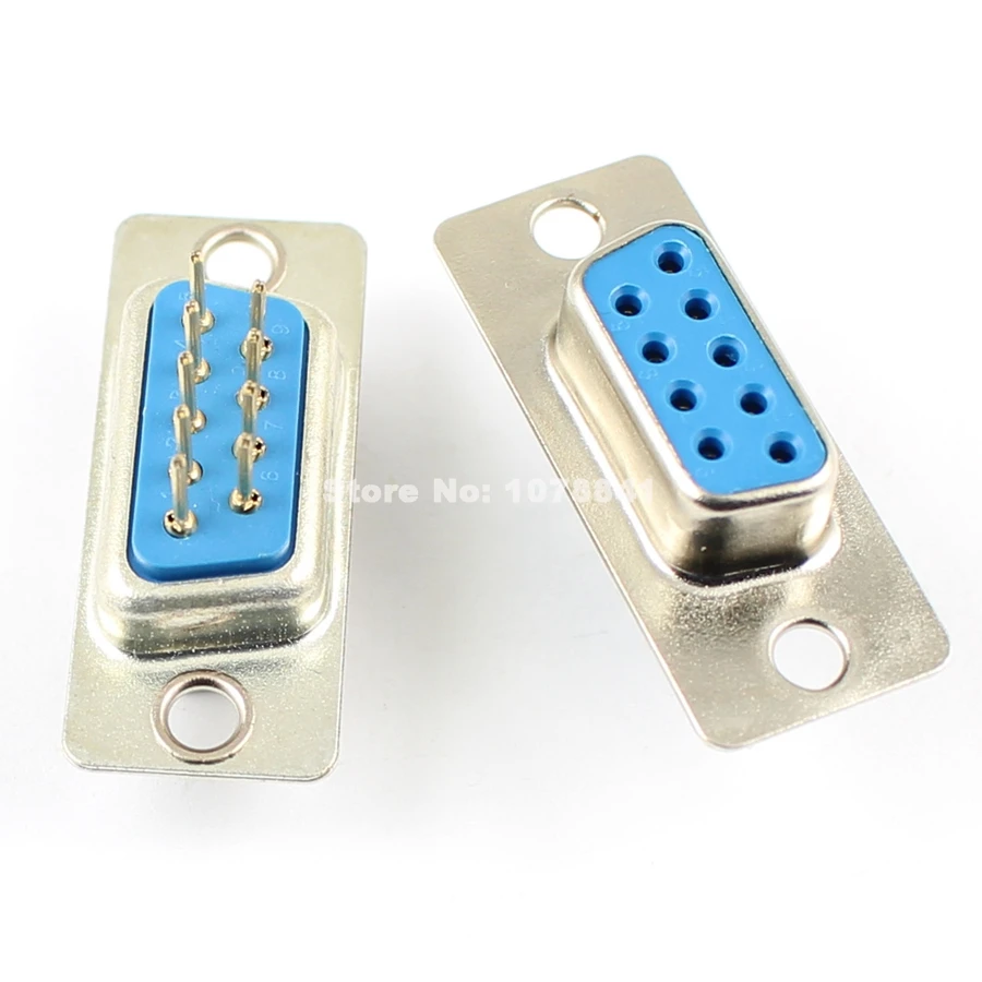 10 шт. в партии D SUB DIP 9 контактный разъем типа припоя Прямой DB9F|socket connector|socket fl connector |