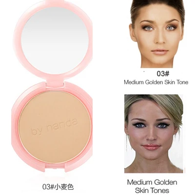 3 Изготовитель: nanda Micro Smooth Mineral Compact прессованное основание под пудру для лица безупречный консилер чистая косметика для контроля жирности Контур 3 тона - Цвет: 3