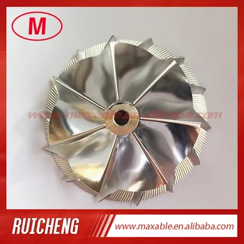 

RHF5 54.50/70.00mm 7+7 blades reverse high performance turbocharger billet/milling/aluminum 2618 compressor wheel