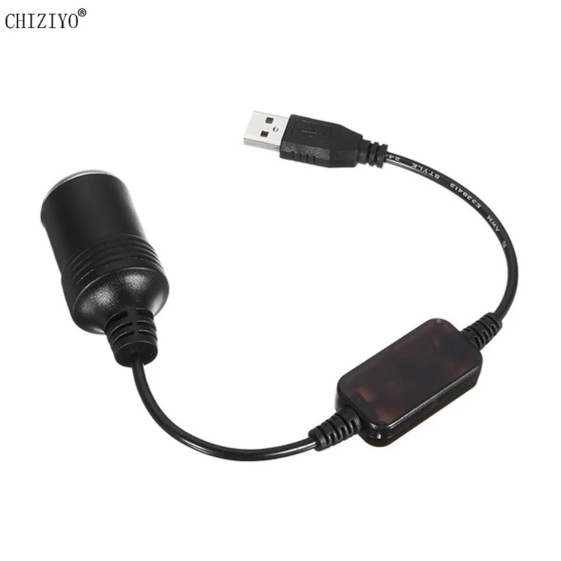 30 см конвертер адаптер проводной контроллер USB порт в 12 В розетка для