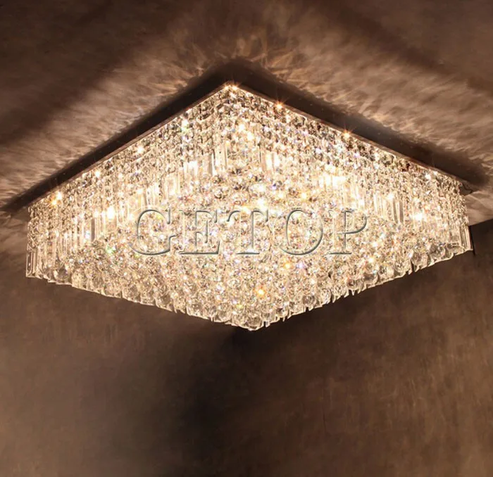 Лучшая цена Новое Поступление Современная роскошь ультра-плотные площадь LED K9 хрустальные светильники вилла светодиодные ресторан