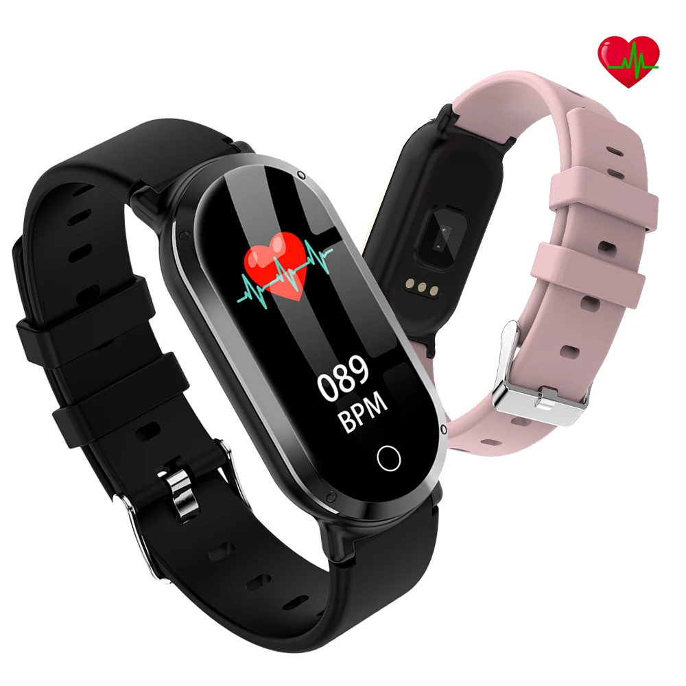 2019 New Smart Watch For Women Men Pedometer Sport Band Women Smart Wristband Heart Rate Blood Pressure Monitor Fitness Tracker