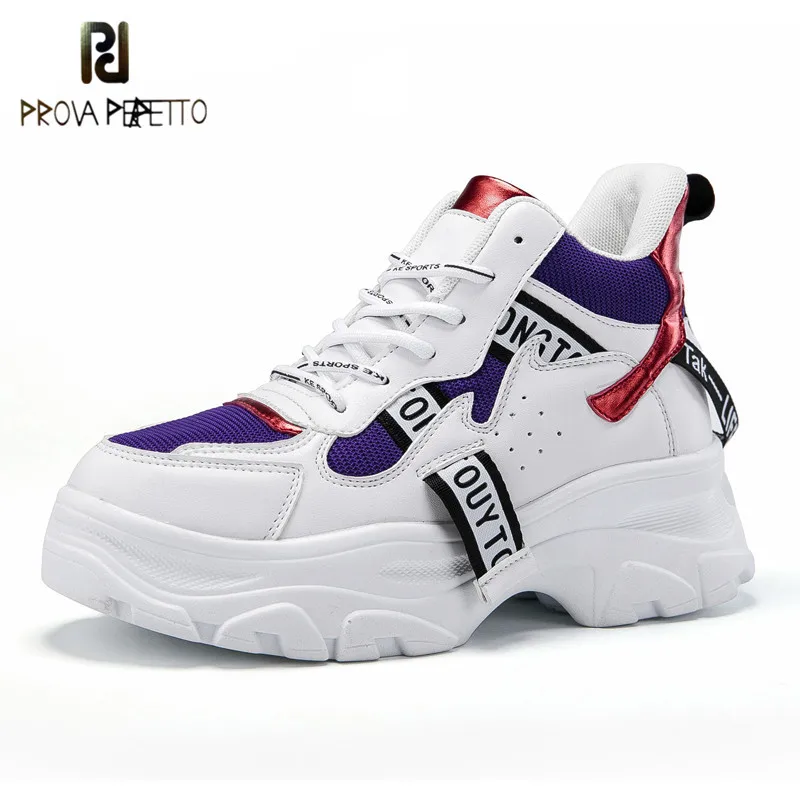 

Prova perfetto New Fall Winter Fashion Women Shoes PU Leather Platform Sneakers Women Ladies Trainers Casual Shoes Scarpe Donna