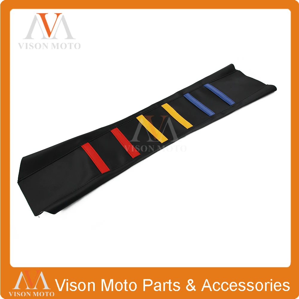 

Universal Ribbed Gripper Soft Seat Cover Guard For KTM EXC XC SX SXF CRF250 CRF450 YZ125 YZ250 DRZ400 RMZ250 DIRT PIT BIKE