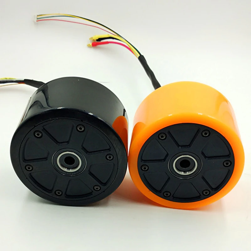 24 V 36 V 350 W rueda de Motor sin escobillas con Sensor Hall 90mm para patineta eléctrica DIY Longboard electrónico - 4