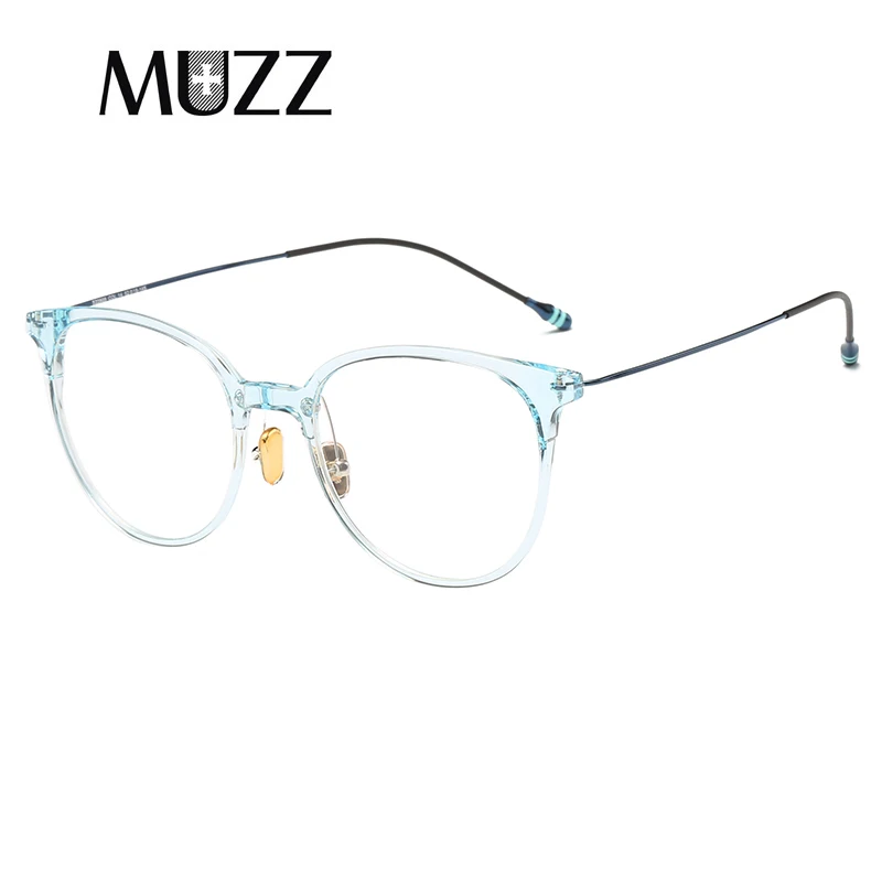 MUZZ Женские Ретро оправа для очков от близорукости женские очки для глаз винтажные оптические очки по рецепту прозрачная оправа мужские спецификации