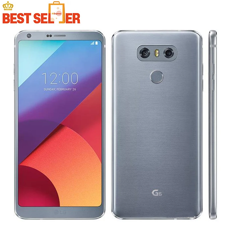 

Unlocked Original LG G6 4G LTE Mobile Phone H870 H871 H873 VS988 5.7 inch 4GB RAM 32GB ROM Snapdragon 821 Dual 13MP Smartphones