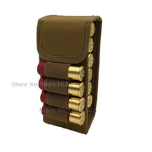 Molle 16 круглый 12GA 12 калибра боеприпасы, патроны ружья перезарядка обоймы складной Mag сумка для переноски