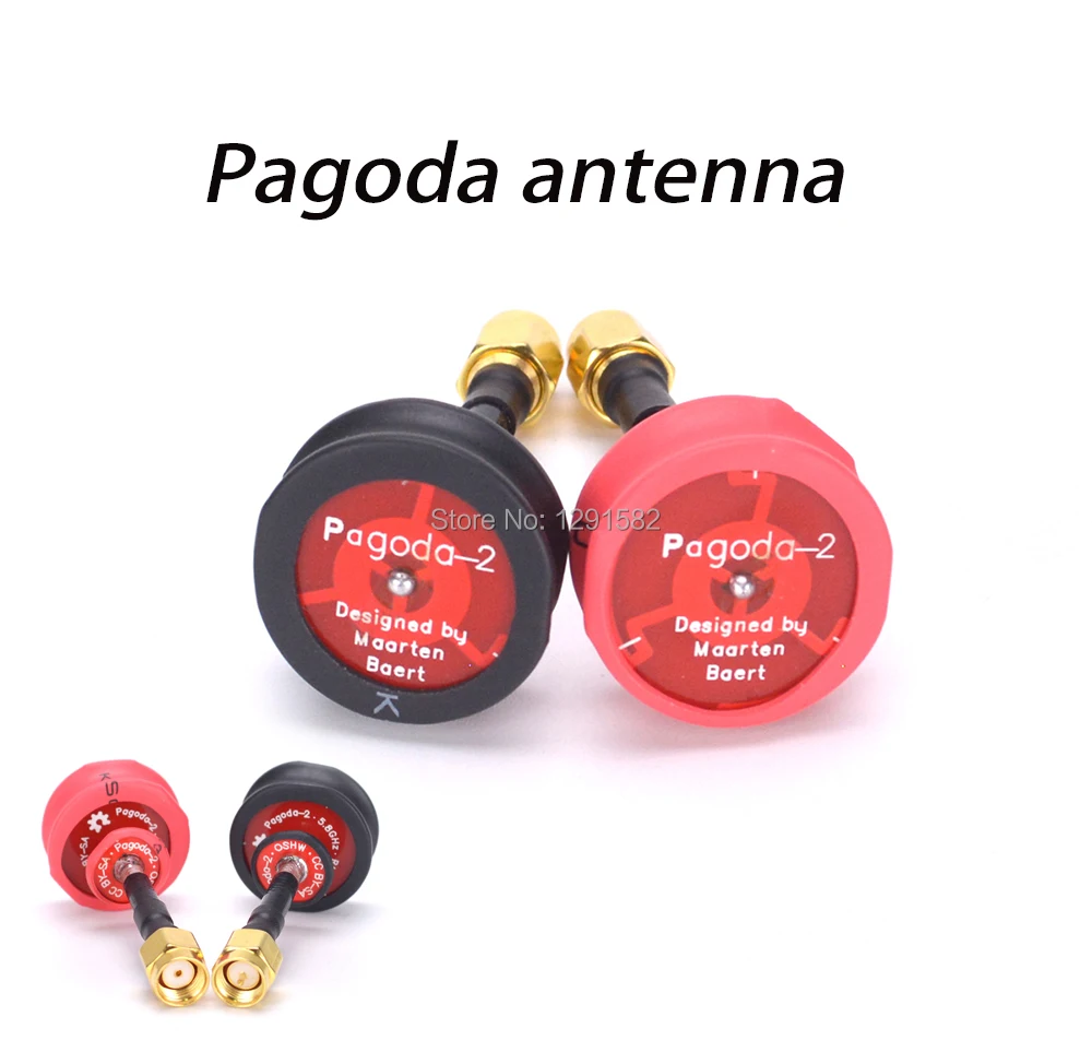 

2pcs Pagoda 2 pagoda-2 5.8GHz FPV Antenna SMA & RP-SMA Plug Connector for RC FPV mini Racing Drone Quadcopter